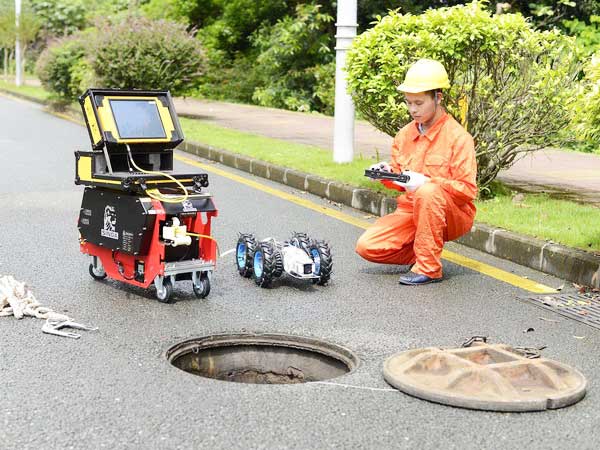 鸡冠管道机器人检测